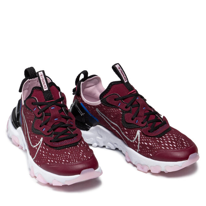 Nike Pantofi Nike React Vision (Gs) CD6888 600 Dark Beetroot/Metallic Silver
