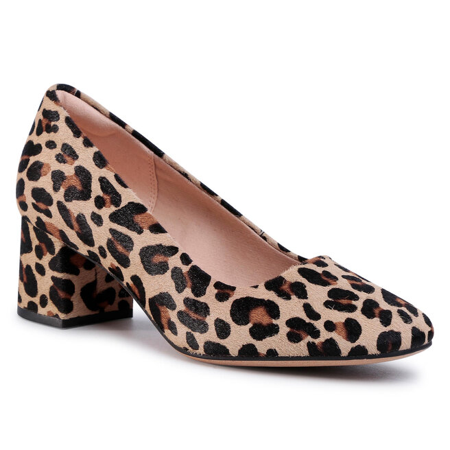 Clarks sheer discount rose leopard