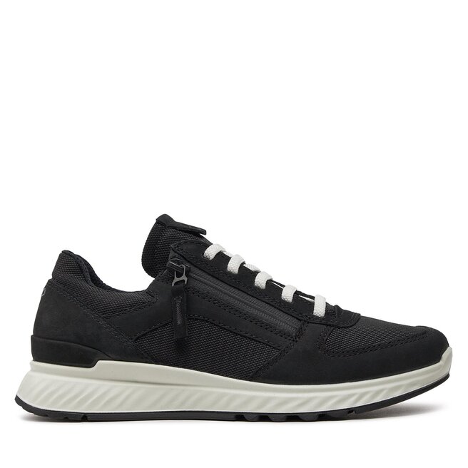 Sneakersy ECCO Exostride W Low Zip - Czarny