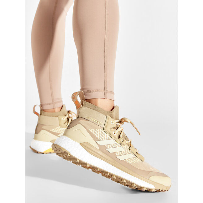adidas Обувки adidas Terrex Free Hiker Gtx W GORE-TEX GV7515 Beige Tone/Sandy Beige/Pulse Amber