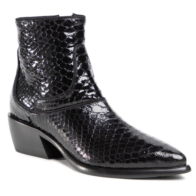 Botine Fabi FD6364 Pyton Mirror Nero altele-Cizme imagine noua