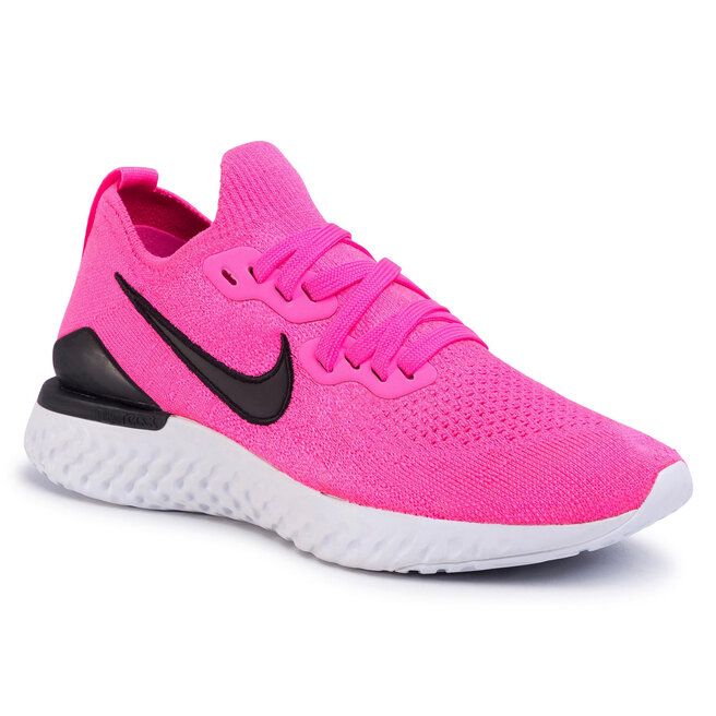 seguridad Oxidar ladrón Zapatos Nike Epic React Flyknit 2 BQ8927 601 Pink Blast/Black/White •  Www.zapatos.es