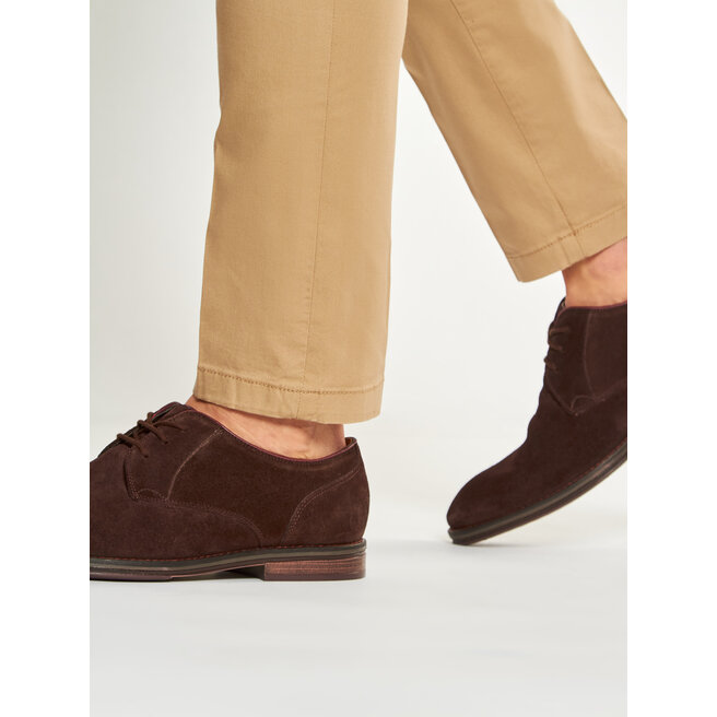 citi stride lace brown suede