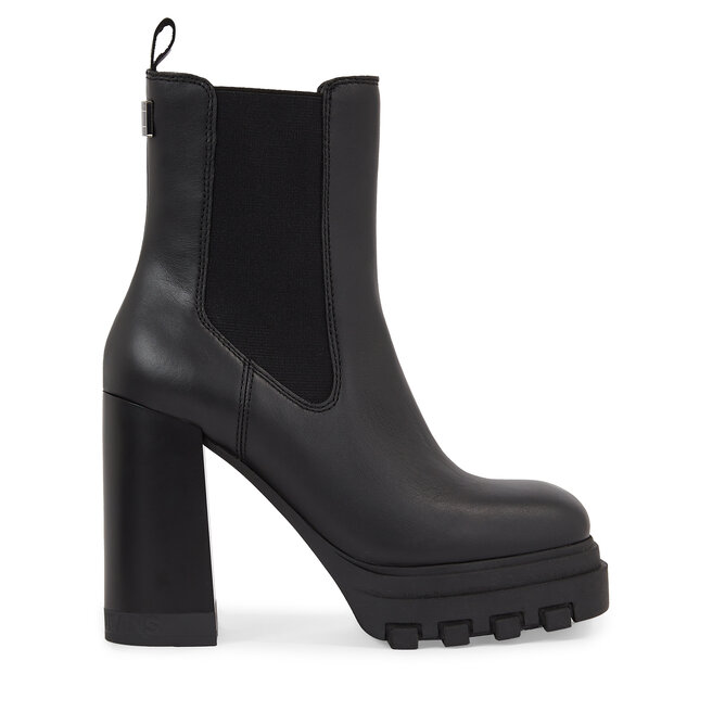 Botki Tommy Jeans Tjw High Heel Chelsea - Czarny