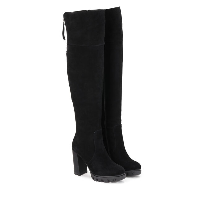 Over knee boots Kazar Andy 64845 02 00 Czarny eskor