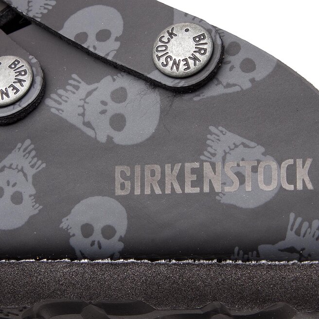 Pantoletten Birkenstock Kay Kids 1010464 D Mystic Skulls Black