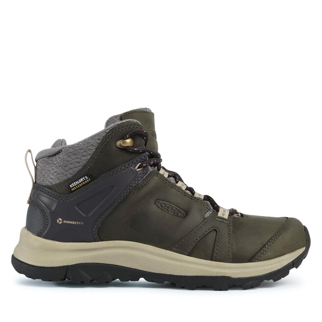 Keen Bakancs Keen Terradora II Leather Mid Wp 1023730 Magnet/Plaza Taupe