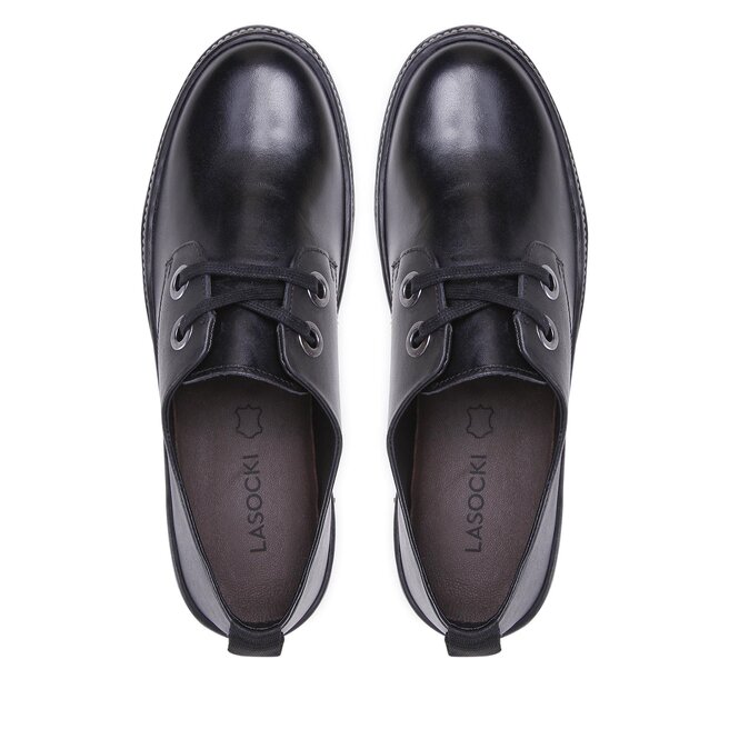 Lasocki Oxford cipők Lasocki WI23-PUSZAN-20 Black