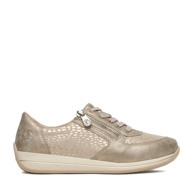 Sneakersy Rieker N1112-60 Beżowy - kobiece