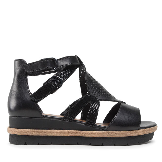 Tamaris Szandál Tamaris 1-28221-28 Black/Struct. 027