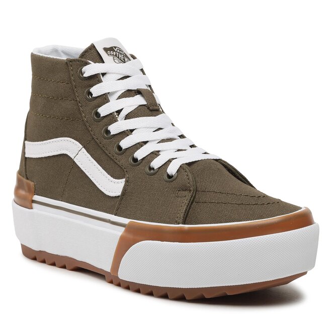 Vans suela altas deals hombre olive
