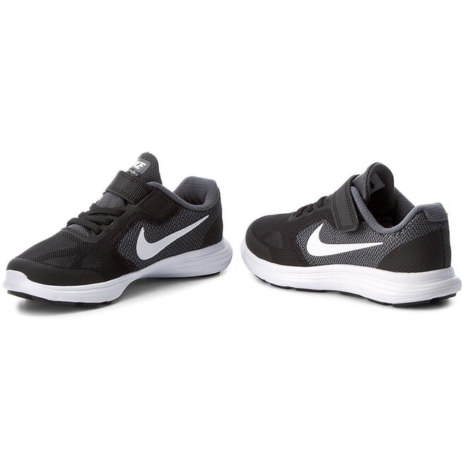 Zapatos Nike Revolution 3 819414 001 Dark Grey/White/Black | zapatos.es