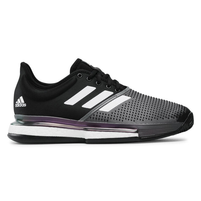 Batai adidas SoleCourt M Clay Primeblue FZ1966 Core Black / Ft White / Grey  Five • Www.eavalyne.lt
