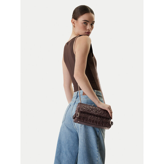 Torebka Guess Paisleigh HWQG98 83210 Brązowy -