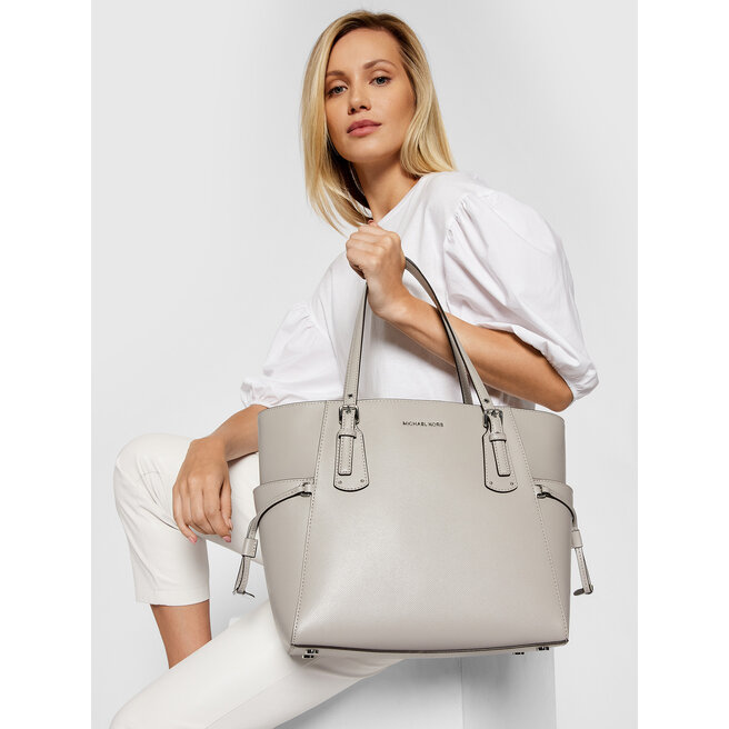 Michael kors voyager pearl grey store
