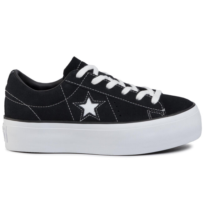 Zapatillas de tenis Converse Star Platform 563869C Black/Black/White • Www.zapatos.es