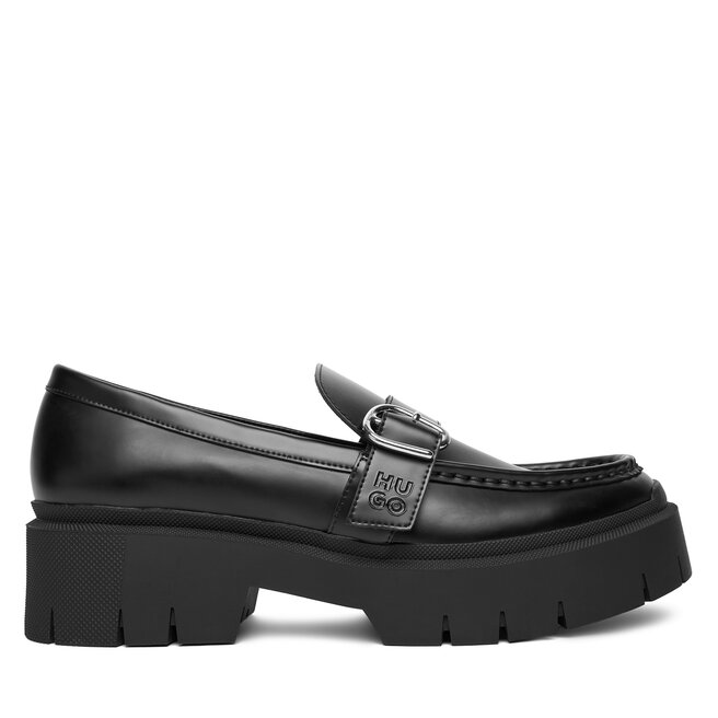 Loafersy HUGO - Czarny