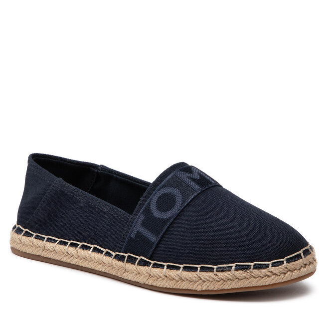 Tommy Hilfiger Еспадрили Tommy Hilfiger Webbing Espadrille FW0FW06434 Desert Sky DW5