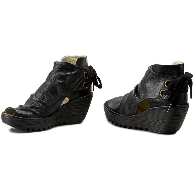 Bottines Fly London Yema P500451003 Black chaussures