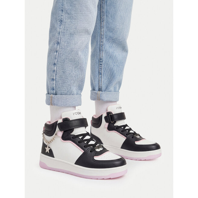 Sneakersy DeeZee CEO-BIC-AW26-DZ09 Biały - dziewczęce