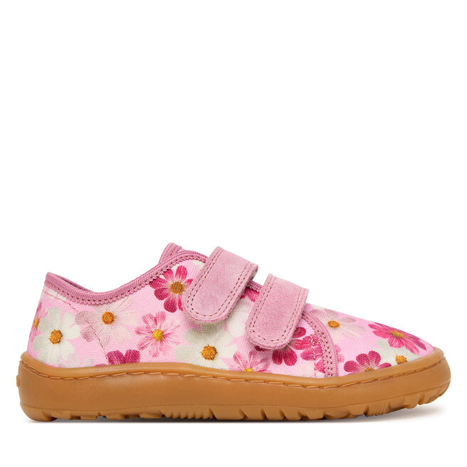 Kapcie Froddo Barefoot Canvas G1700440-9 S Różowy - dziewczęce