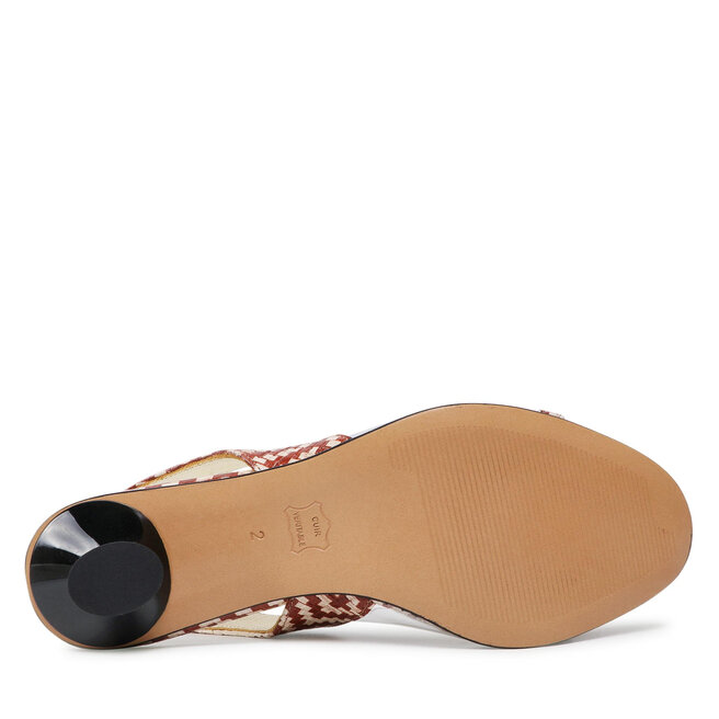 Azurée Sandalen Azurée Mangi 10F Filo Terra/Motif Camel