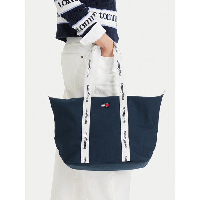 Torebka Tommy Jeans Tjw Ess Daily Tote AW0AW18461 Beżowy -