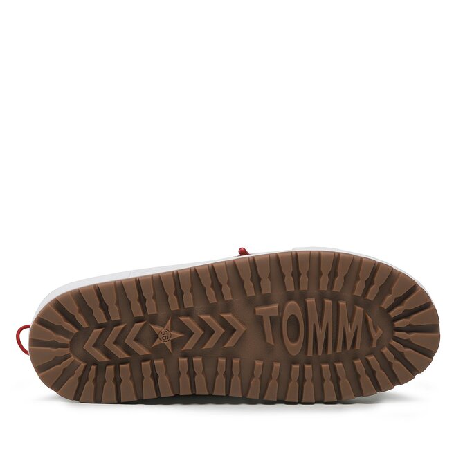 Tommy Jeans Sněhule Tommy Jeans Snowboot Low EN0EN02162 Red White Blue 0K4