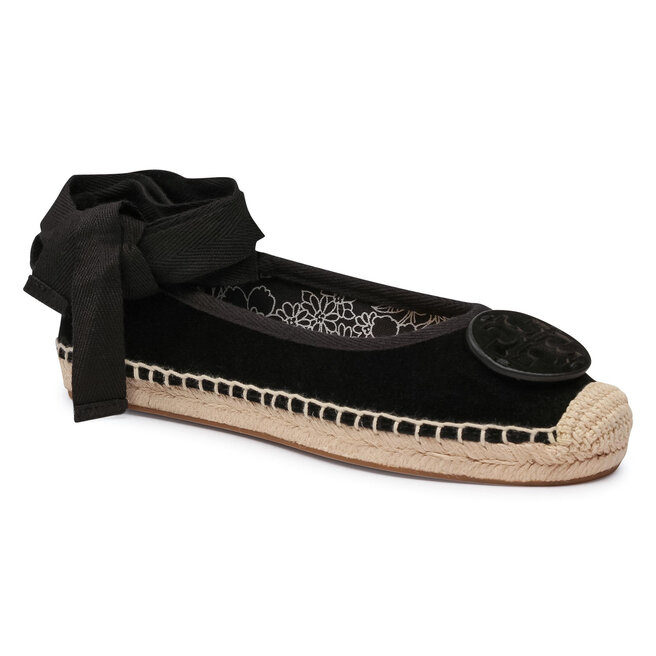 Espadrile Tory Burch Minnie Ballet Espadrille 78791 Perfect Black 006