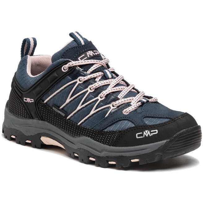 CMP Botas de montaña CMP Rigel low Trekking Shoe kids Wp 3Q54554J Asphalt/Rose 54UG
