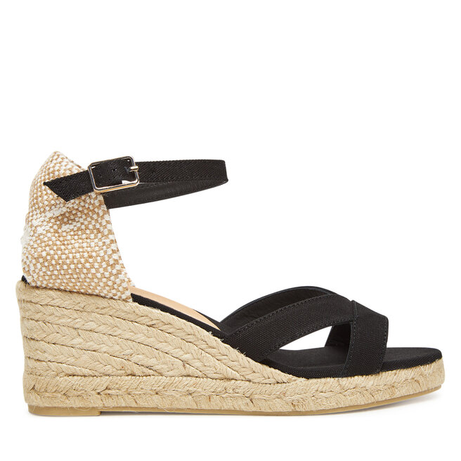 Espadryle Castañer Bruna/6/001 - Czarny