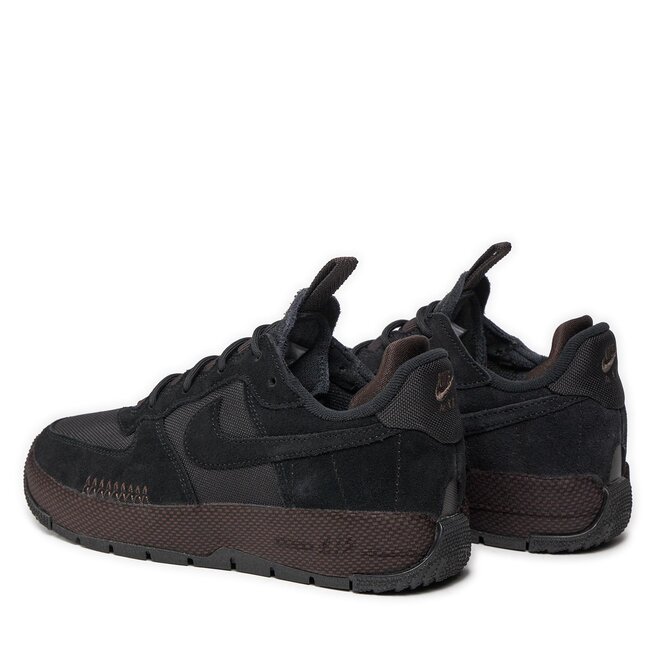 Nike Air Force 1 Wild FB2348 001 Black Black Velvet Brown