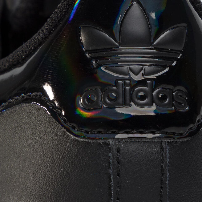 Buty adidas top superstar czarne hologram