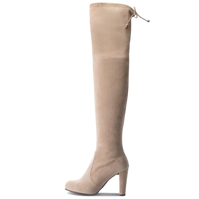 Stuart Weitzman Cizme lungi muschetar Stuart Weitzman Highland YL53475 Brownstone Suede