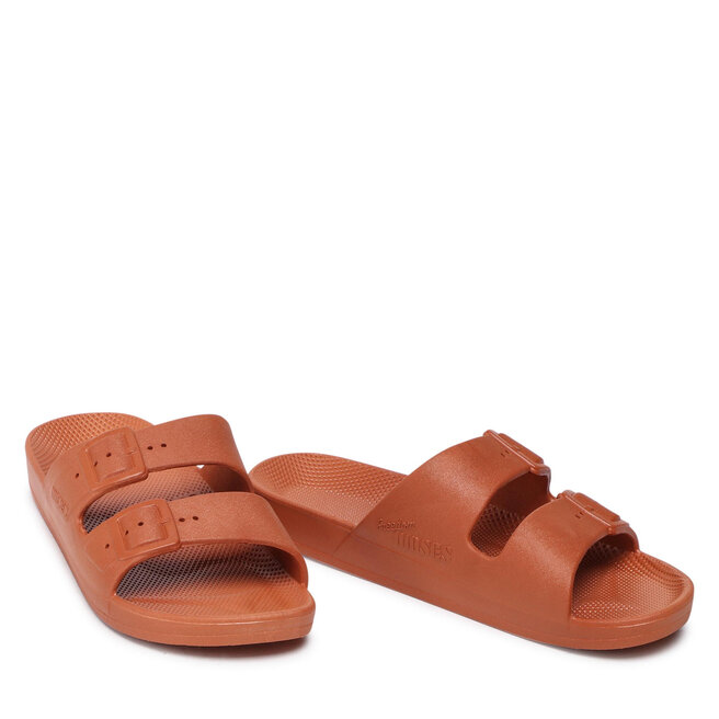 Freedom Moses Pantoletten Freedom Moses Basic Toffee