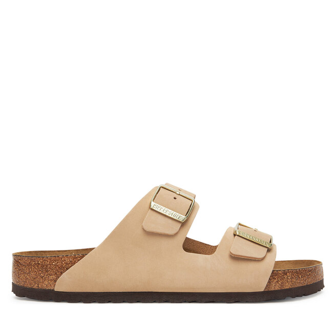 Klapki Birkenstock Arizona Sfb - Beżowy