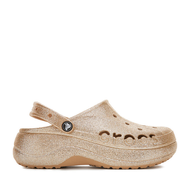 Klapki Crocs BAYA PLATFORM CLOG - Złoty