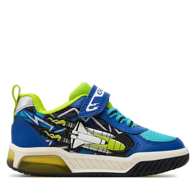 Sneakersy Geox J Inek Boy J459CB 011BC - M Niebieski