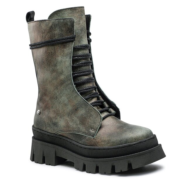Botine Maciejka 05693-09/00-3 Zielono-Czarny