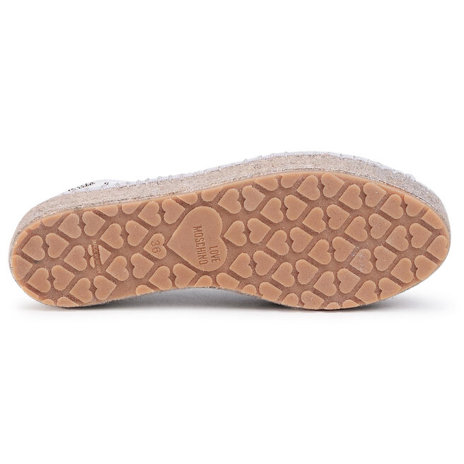 LOVE MOSCHINO Espadrile LOVE MOSCHINO JA10403G0AJA0100 Bianco