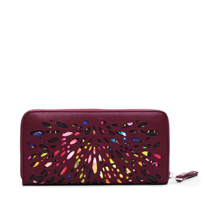 Portfel Desigual Blackwell Fiona 24WAYP31 Bordowy -