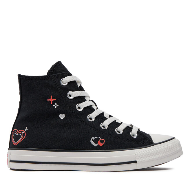 Converse with hearts on them deals