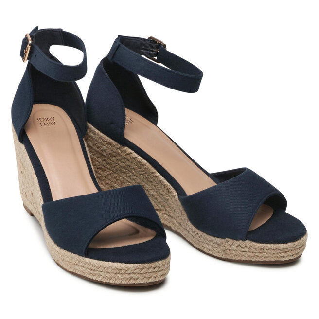 Jenny Fairy Espadrilky Jenny Fairy WFA1764-1A Cobalt Blue
