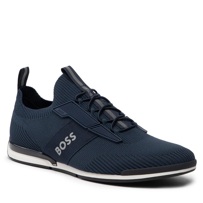 Sneakers Boss Saturn 50474848 10243394 01 Dark Blue 401 10243394 imagine noua gjx.ro