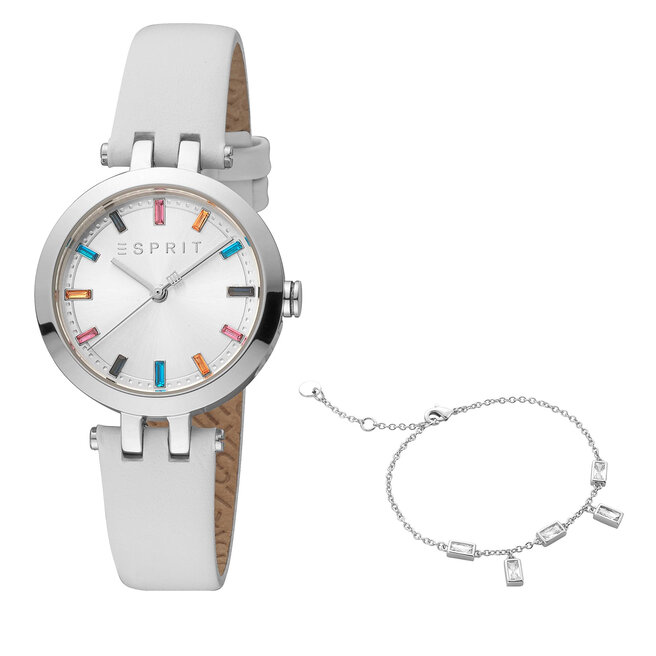 Esprit Karóra Esprit ES1L342L0025 White/Silver