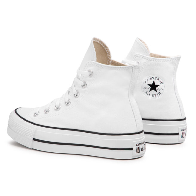 Bambas Converse Ctas Lft Hi 560846C White/Black/White zapatos.es