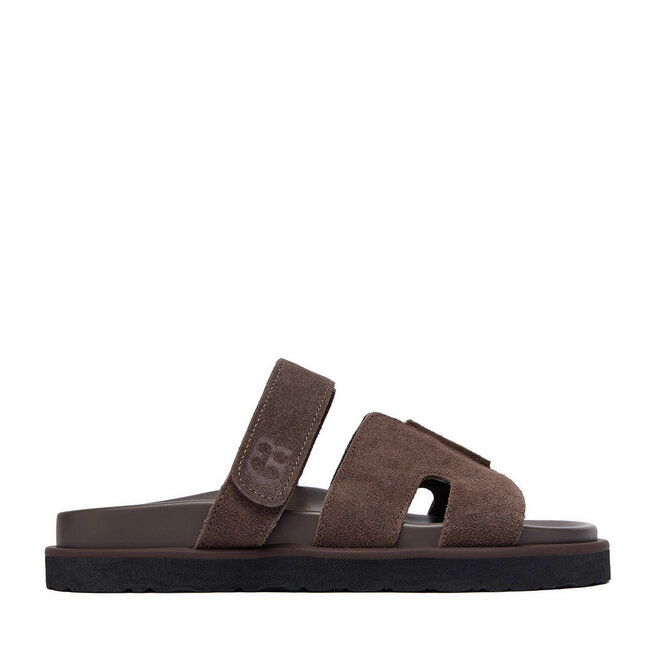 Klapki GINO ROSSI C-CLB-P1927A Brązowy ciemny -