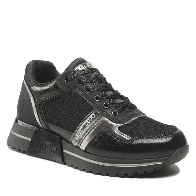 Sneakers Liu Jo Kiss 03 4F2775 TX283 Black 22222 22222 imagine noua