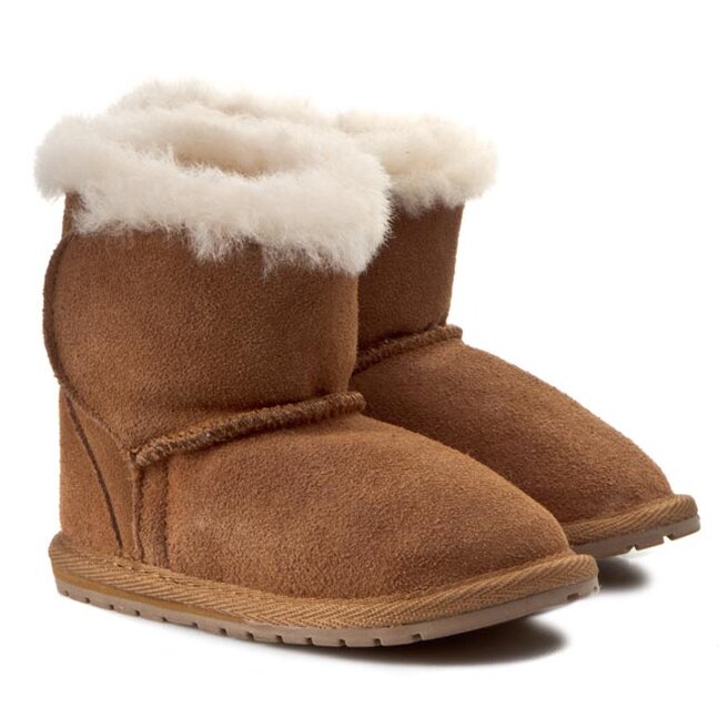 EMU Australia Boty EMU Australia Toddle B10737 Chestnut