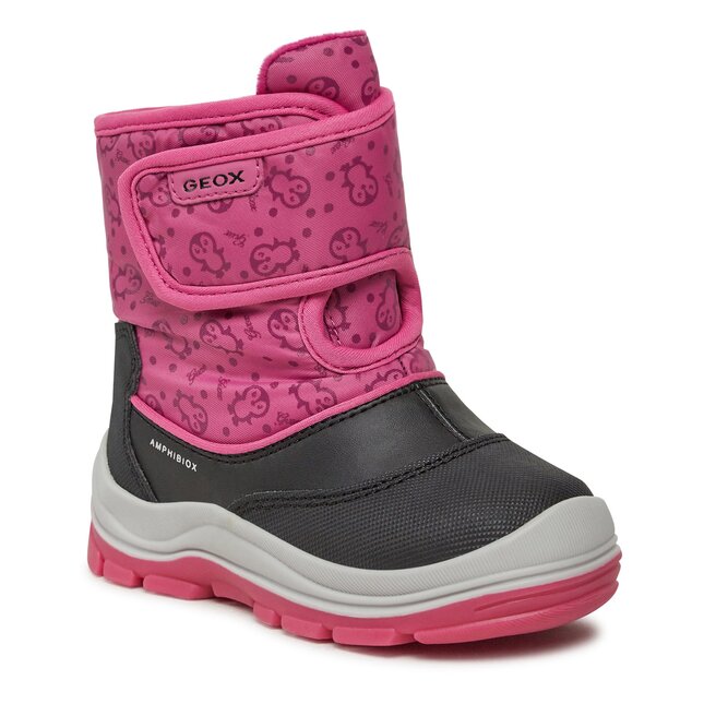 Geox Cizme de zăpadă Geox B Flanfil Girl B Abx B263WG 0BCMN C0922 S Black/Fuchsia
